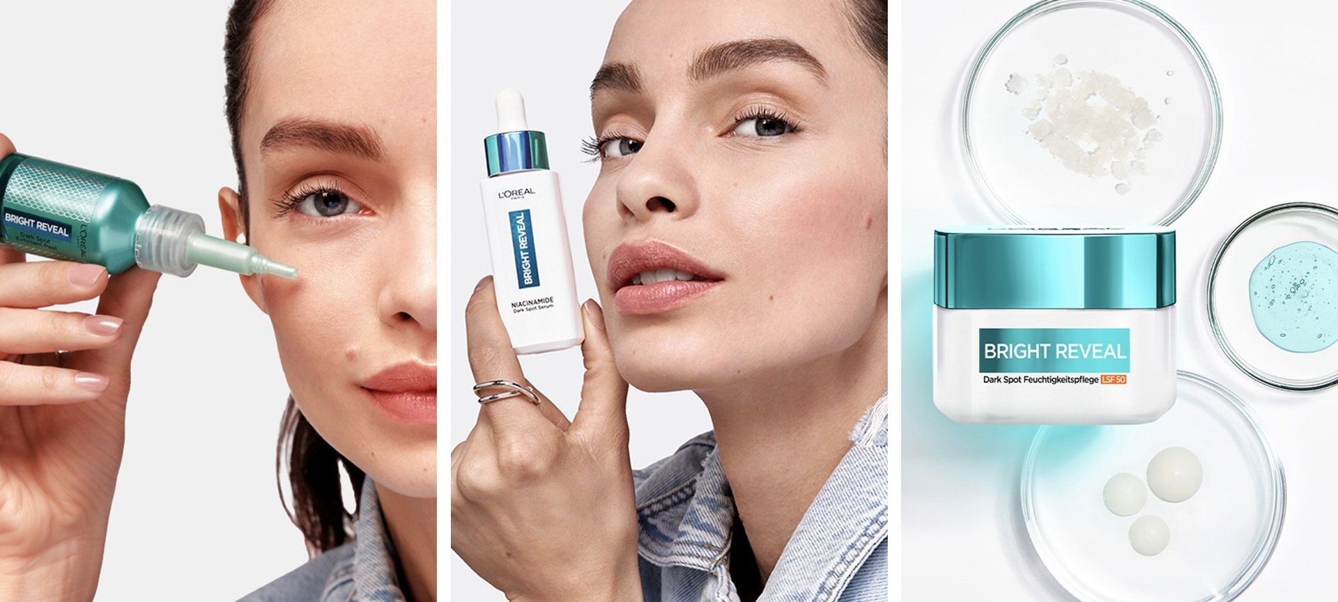 Collage von Luma Grothe mit den Bright Reveal Produken